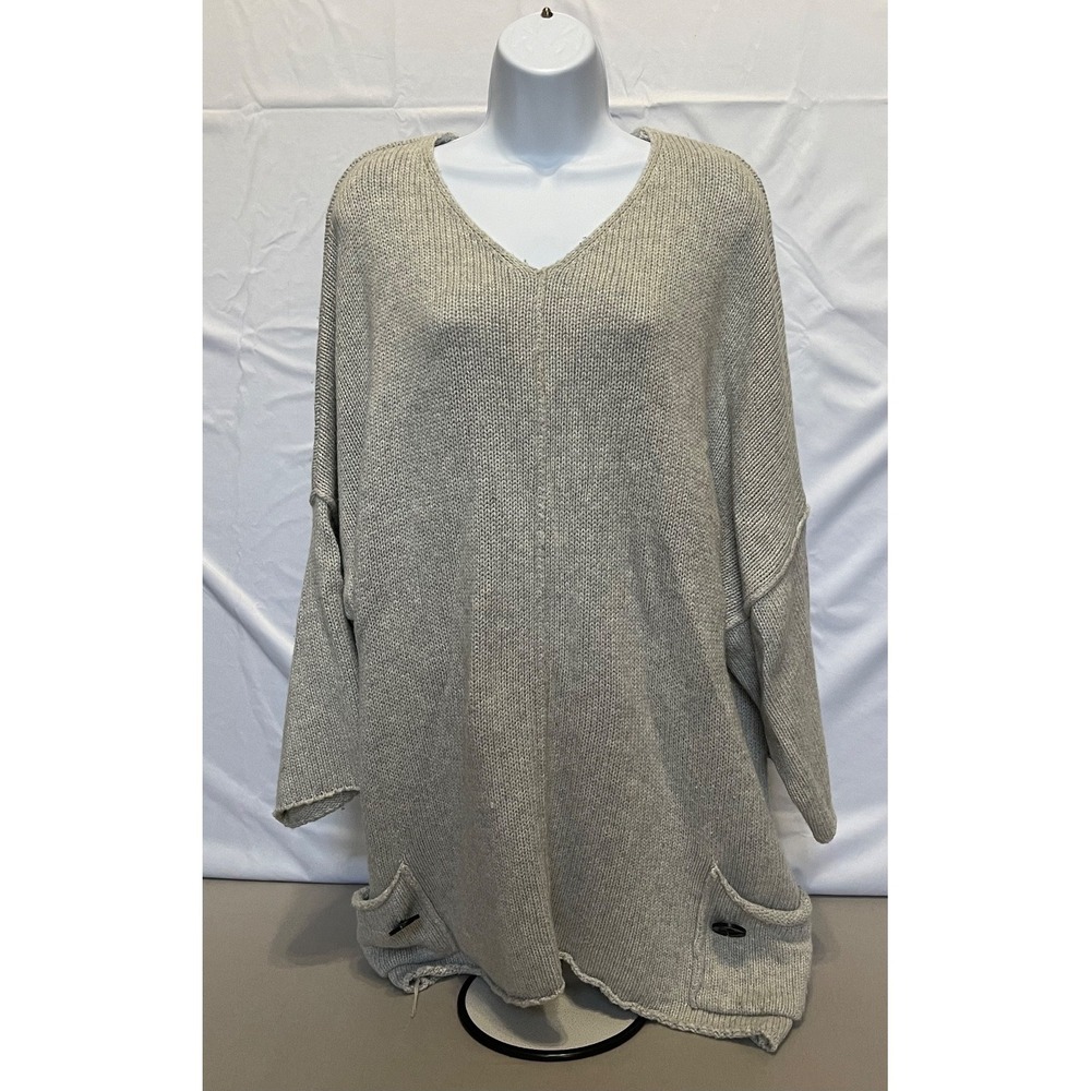 SURROUNDINGS SIZE XL PULL OVER SWEATER TUNIC‎ WITH POCKETS